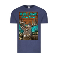 Vintage Denim Western Buck Deer Garden Vintage Tee - LillyAllenDesigns