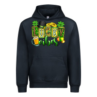 Navy St. Patrick's Lucky vibes Urban Hoodie - OliviaCreatesArt