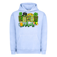 Pigment Grape Ice St. Patrick's Lucky vibes Urban Hoodie - OliviaCreatesArt