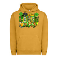 Pigment Peanut Butter St. Patrick's Lucky vibes Urban Hoodie - OliviaCreatesArt