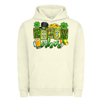 Pigment Pistachio St. Patrick's Lucky vibes Urban Hoodie - OliviaCreatesArt