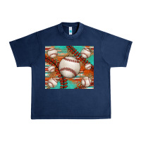 Navy baseball turquoise serape glitter tumbler Urban Heavy Tee - Jasminsmagicworld