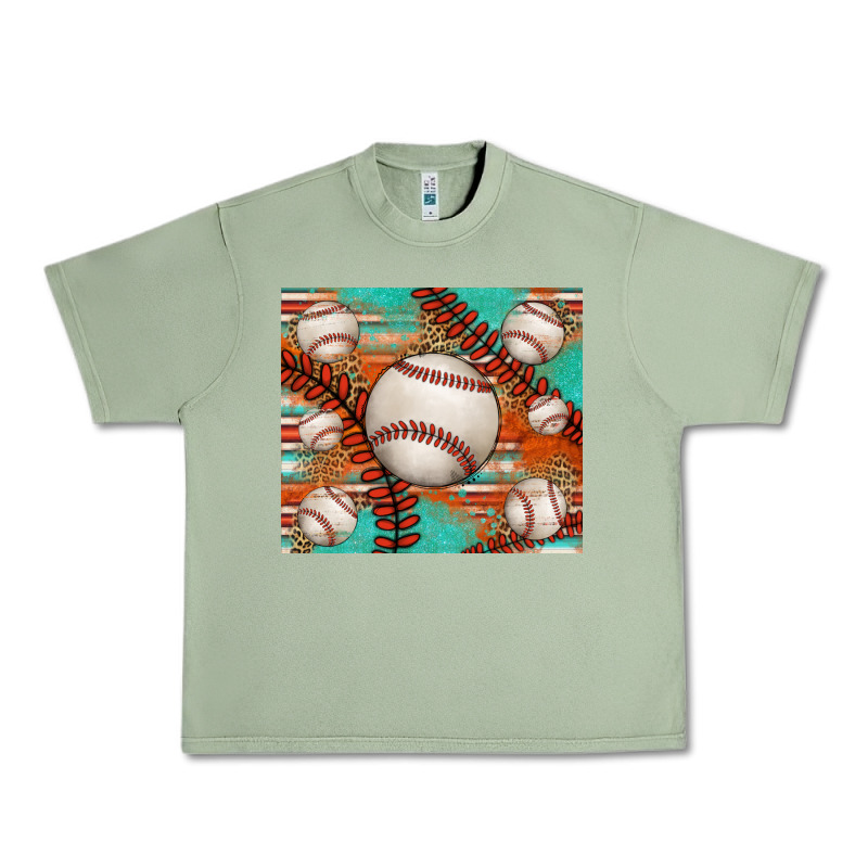 Baseball Turquoise Serape Glitter Tumbler Urban Heavy Tee by Jasminsmagicworld | Teevron