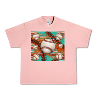 Salmon baseball turquoise serape glitter tumbler Urban Heavy Tee - Jasminsmagicworld