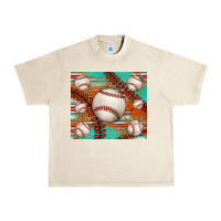 Sandshell baseball turquoise serape glitter tumbler Urban Heavy Tee - Jasminsmagicworld