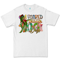 White i roared my way through 100 days Premium Tee - RacoonDesign