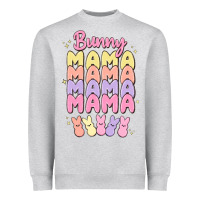 Heather Grey bunny mama Heavyweight Sweatshirt - MaliasSmallBusiness