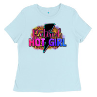 Baby Blue retired hot girl Ladies Tee - Zillion Design Studio