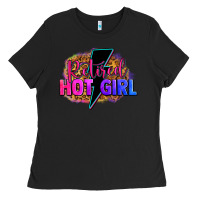 Black retired hot girl Ladies Tee - Zillion Design Studio