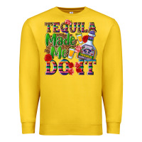 Lemon Tequila made me do it Premium Sweatshirt - NancyCooperArtShop