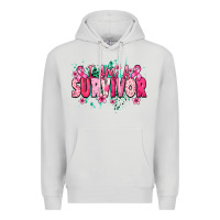 Dove Grey I am a survivor Cancer Awareness Premium Hoodie - HowdyJamesFarm