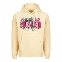Pina Colada I am a survivor Cancer Awareness Premium Hoodie - HowdyJamesFarm
