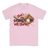 Bubblegum Pink that's my grandson out there Classic Tee - MaliasSmallBusiness
