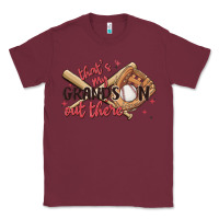 Burgundy that's my grandson out there Classic Tee - MaliasSmallBusiness