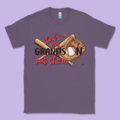 That's My Grandson Out There Classic Tee Designed By Maliassmallbusiness