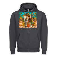 Smoke Western Fall Heifer Zipper Hoodie - LillyAllenDesigns