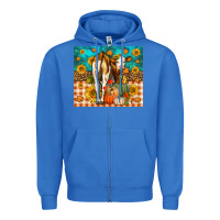True Royal Western Fall Heifer Zipper Hoodie - LillyAllenDesigns
