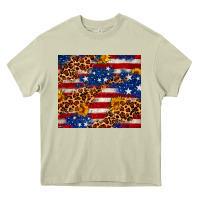 Mossy 4th of July USA flag leopard sunflower 20oz tumble Heavy Core Tee - Neo Western