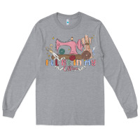 Heather Grey ill be in my office Long Sleeve Tee - MaliasSmallBusiness