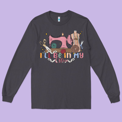 Ill Be In My Office Long Sleeve Tee Designed By Maliassmallbusiness
