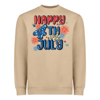 Mushroom happy 4th of july Heavyweight Sweatshirt - MaliasSmallBusiness