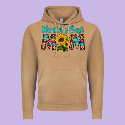 World's Best Mom Sunflower Vintage Hoodie Designed By Artiststas