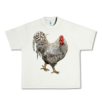 Pistachio Dominique Rooster Urban Heavy Tee - LillyAllenDesigns