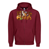 Burgundy Fall Vibes Boer Goat Zipper Hoodie - LillyAllenDesigns