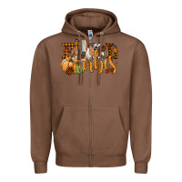 Chestnut Fall Vibes Boer Goat Zipper Hoodie - LillyAllenDesigns