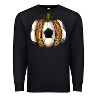 Black Soccer Pumpkin Premium Sweatshirt - texasbilliewilder
