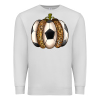 Dove Grey Soccer Pumpkin Premium Sweatshirt - texasbilliewilder