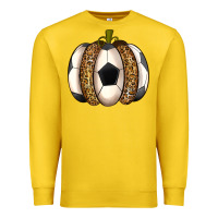 Lemon Soccer Pumpkin Premium Sweatshirt - texasbilliewilder