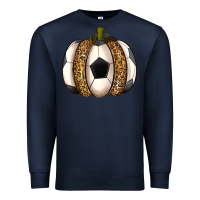 Navy Soccer Pumpkin Premium Sweatshirt - texasbilliewilder