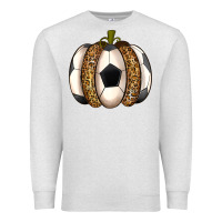 Oatmeal Heather Soccer Pumpkin Premium Sweatshirt - texasbilliewilder