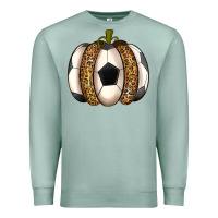 Seafoam Soccer Pumpkin Premium Sweatshirt - texasbilliewilder