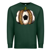 Sports Green Soccer Pumpkin Premium Sweatshirt - texasbilliewilder