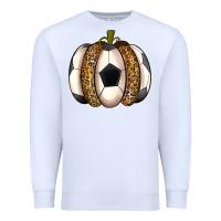 White Soccer Pumpkin Premium Sweatshirt - texasbilliewilder