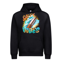 Black Salty vibes Urban Hoodie - FaDigitalArtStudio