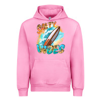Fuchsia Pink Salty vibes Urban Hoodie - FaDigitalArtStudio
