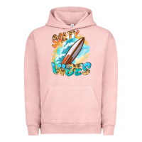 Pigment Salmon Salty vibes Urban Hoodie - FaDigitalArtStudio