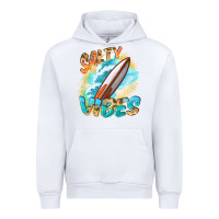 White Salty vibes Urban Hoodie - FaDigitalArtStudio
