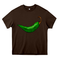 Chocolate Brown jalapeño Heavy Core Tee - BarkalooDesign