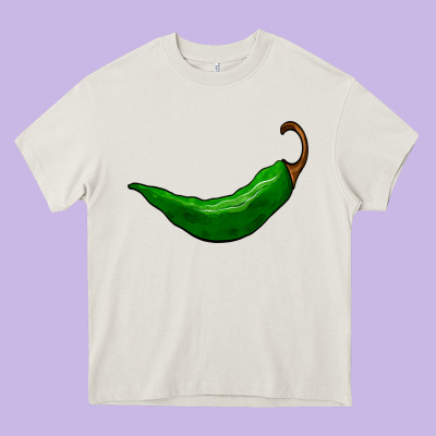 Jalapeño Heavy Core Tee Designed By Barkaloodesign