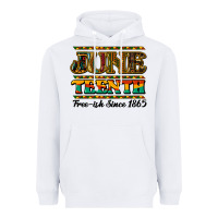 White juneteenth free ish since 1965 Heavyweight Hoodie - NancyCooperArtShop