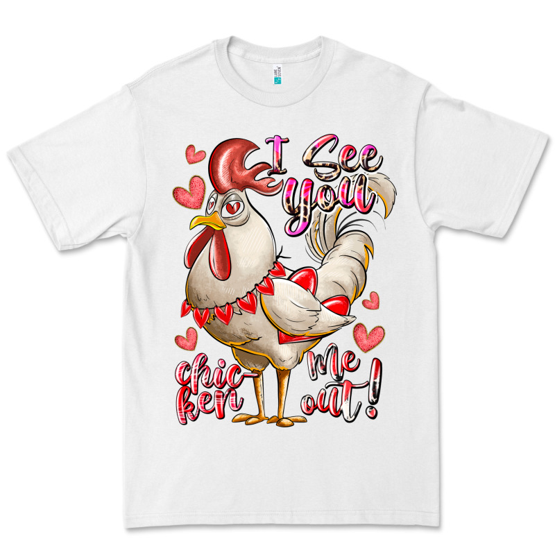 I See You Chicken Me Out Premium Tee by RacoonDesign | Teevron