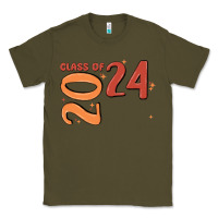 Army Green custom class of 2024 name of school font  super sn Classic Tee - MaliasSmallBusiness