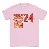 Bubblegum Pink custom class of 2024 name of school font  super sn Classic Tee - MaliasSmallBusiness
