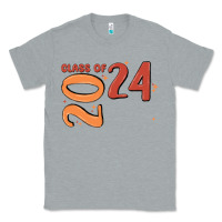 Heather Grey custom class of 2024 name of school font  super sn Classic Tee - MaliasSmallBusiness