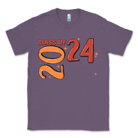 Lavender custom class of 2024 name of school font  super sn Classic Tee - MaliasSmallBusiness