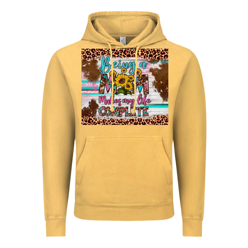 Being A Mom Makes My Life Complete Vintage Hoodie by Artiststas | Teevron
